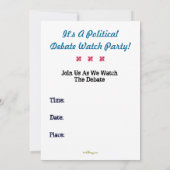 KEEP CALM Laten we dit debat over uitnodiging voer (Achterkant)