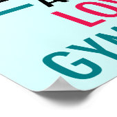 Keep Calm Love Gymnastics Beautiful Gymnast Poster (Hoek)