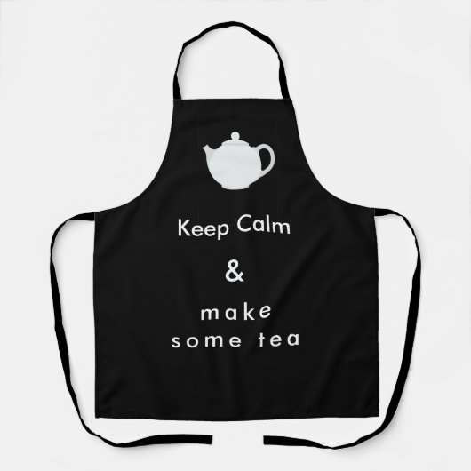 Keep Calm - maak thee nr. 2 Schort (Voorkant)