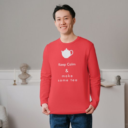 Keep Calm - maak thee T-shirt