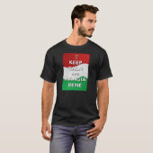 Keep Calm Mangia Bene Italy T-shirt (Voorkant volledig)