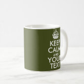 Keep Calm Mok Custom Design Gepersonaliseerd Cadea (Voorkant rechts)