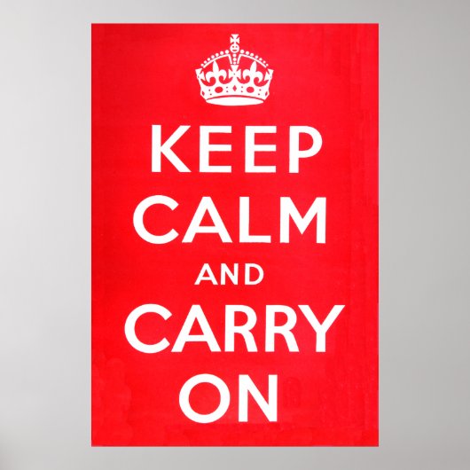 Keep Calm - National Archives Poster (Voorkant)