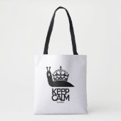 KEEP CALM NO WORDS BY MASANSER TOTE BAG (Voorkant)