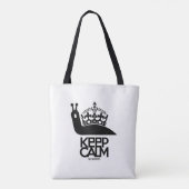 KEEP CALM NO WORDS BY MASANSER TOTE BAG (Achterkant)