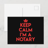 Keep Calm Notional Public Lawyer Notional Attorney Briefkaart (Voorkant / Achterkant)