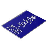 Keep Calm  Notitieboek (Linkerzijde)