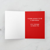 Keep Calm oma wenskaart zwangerschapsaankondiging Aankondiging (Binnen)