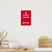 Keep Calm Parody Funny Poster (Keuken)