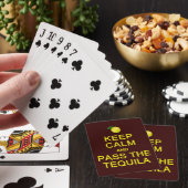 Keep Calm & Pass The Tequila playing cards Speelkaarten (Insitu)