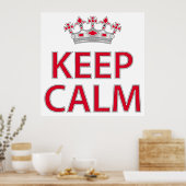 Keep Calm  Poster (Keuken)
