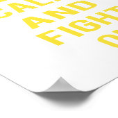 Keep Calm Poster (standaard fotolijst formaat) (Hoek)