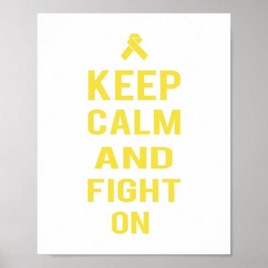 Keep Calm Poster (standaard fotolijst formaat) (Voorkant)