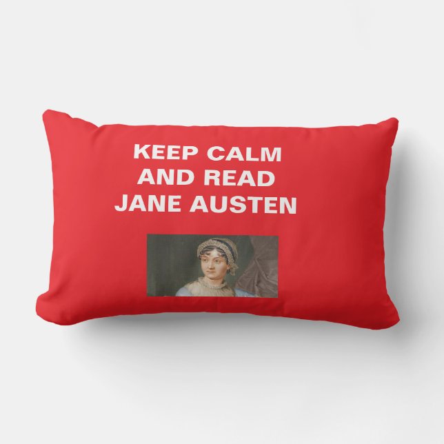 Keep Calm, Read Jane Austen Keychain Kussen (Voorkant)