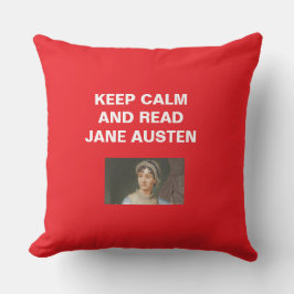 Keep Calm, Read Jane Austen Kussen