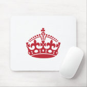 Keep calm red victory crown muismat (Met muis)