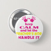 Keep Calm Ronde Button 5,7 Cm (Voorkant /achterkant)