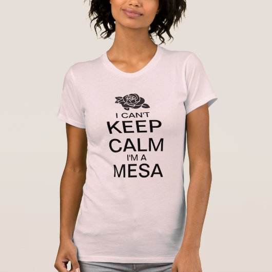 Keep Calm   | Roos T-Shirt (Voorkant)
