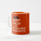 KEEP CALM - Sacredart Mok (Voorkant links)