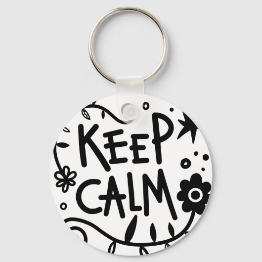 Keep Calm  Sleutelhanger (Voorkant)