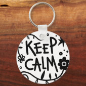 Keep Calm  Sleutelhanger (Voorkant)