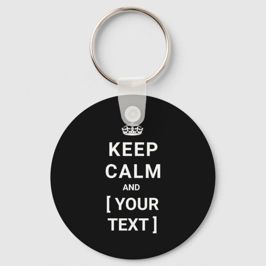 Keep Calm  Sleutelhanger (Voorkant)