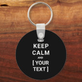 Keep Calm  Sleutelhanger (Voorkant)