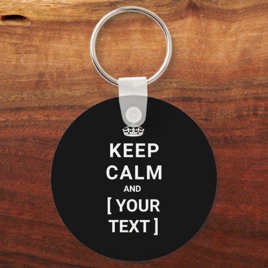 Keep Calm  Sleutelhanger (Voorkant)