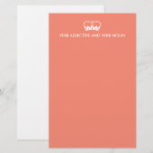 Keep Calm Stationery Briefpapier (Voorkant / Achterkant)