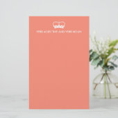 Keep Calm Stationery Briefpapier (Staand voorkant)