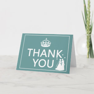 Keep Calm Style Thank You Card Bedankkaart