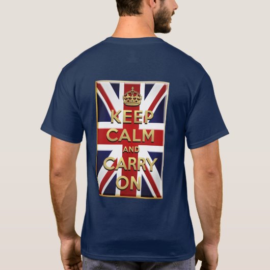 Keep Calm  T-shirt (Achterkant)