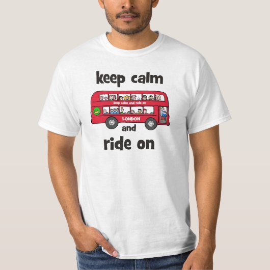 keep calm t-shirt (Voorkant)