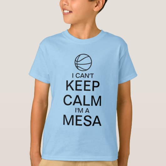 Keep Calm | T-shirt voor mandje (Voorkant)