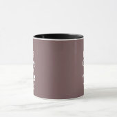  Keep Calm Taupe Coffee Mugs Sjabloon Mok (Midden)
