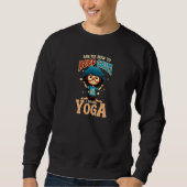 Keep Calm Teach Yoga Yoga Instructor Premium Trui (Voorkant)