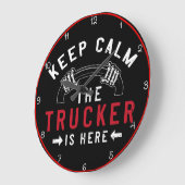 Keep Calm Trucker is hier Grote Klok (Hoek)