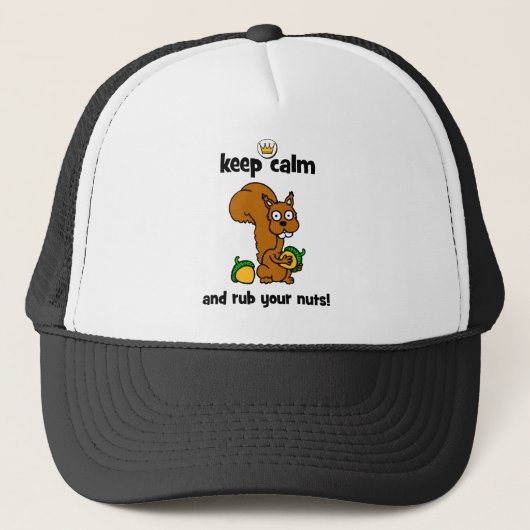 keep calm  trucker pet (Voorkant)