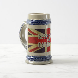 KEEP CALM UK Flag GIFTS Bierpul