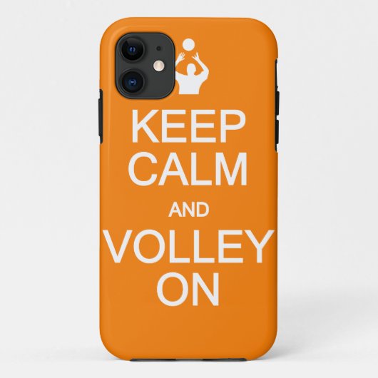 Keep Calm & Volley On iPhone 5 Case-Mate Case (Achterkant)