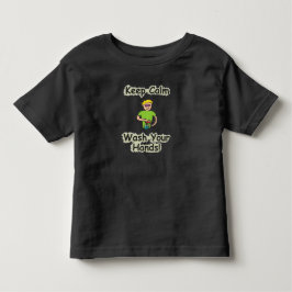 Keep Calm Wash Your Hands Kinder Shirts