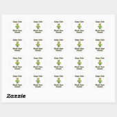 Keep Calm Wash Your Hands Ronde Sticker (Vel)