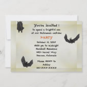 Keep Calm Witch Pet Halloween Party Kaart (Achterkant)