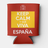 Keep Calm y que viva España Blikjeskoeler (Voorkant)