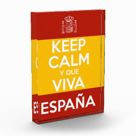 Keep Calm y que viva España Fotoblokken