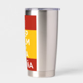 Keep Calm y que viva España Geïsoleerde Drinkbeker (Links)