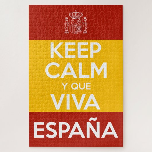 Keep Calm y que viva España Legpuzzel (Verticaal)