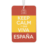 Keep Calm y que viva España Luchtverfrisser (Achterkant)