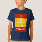 Keep Calm y que viva España T-shirt (Voorkant)