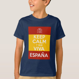 Keep Calm y que viva España T-shirt